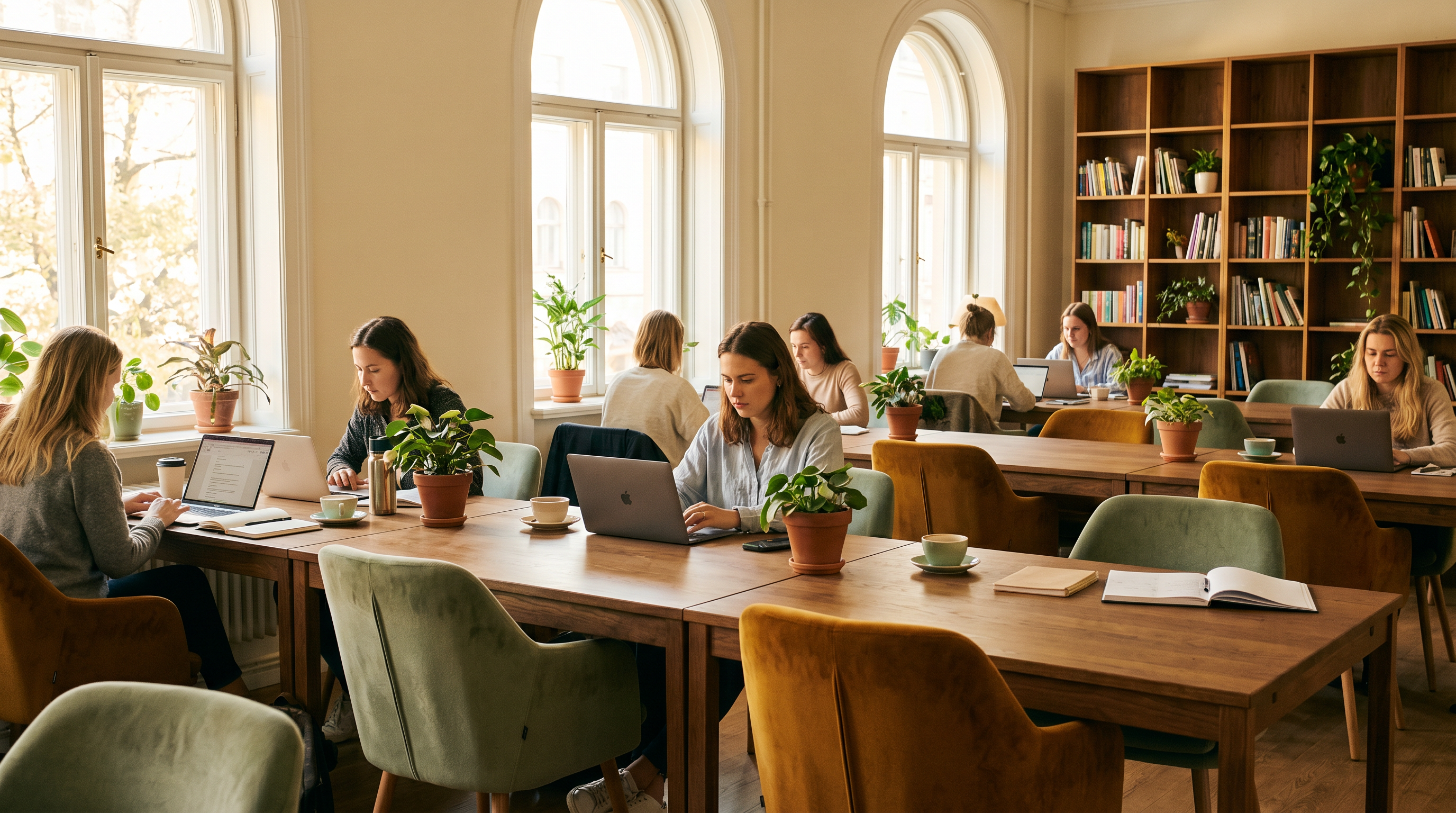Make Space coworking floor