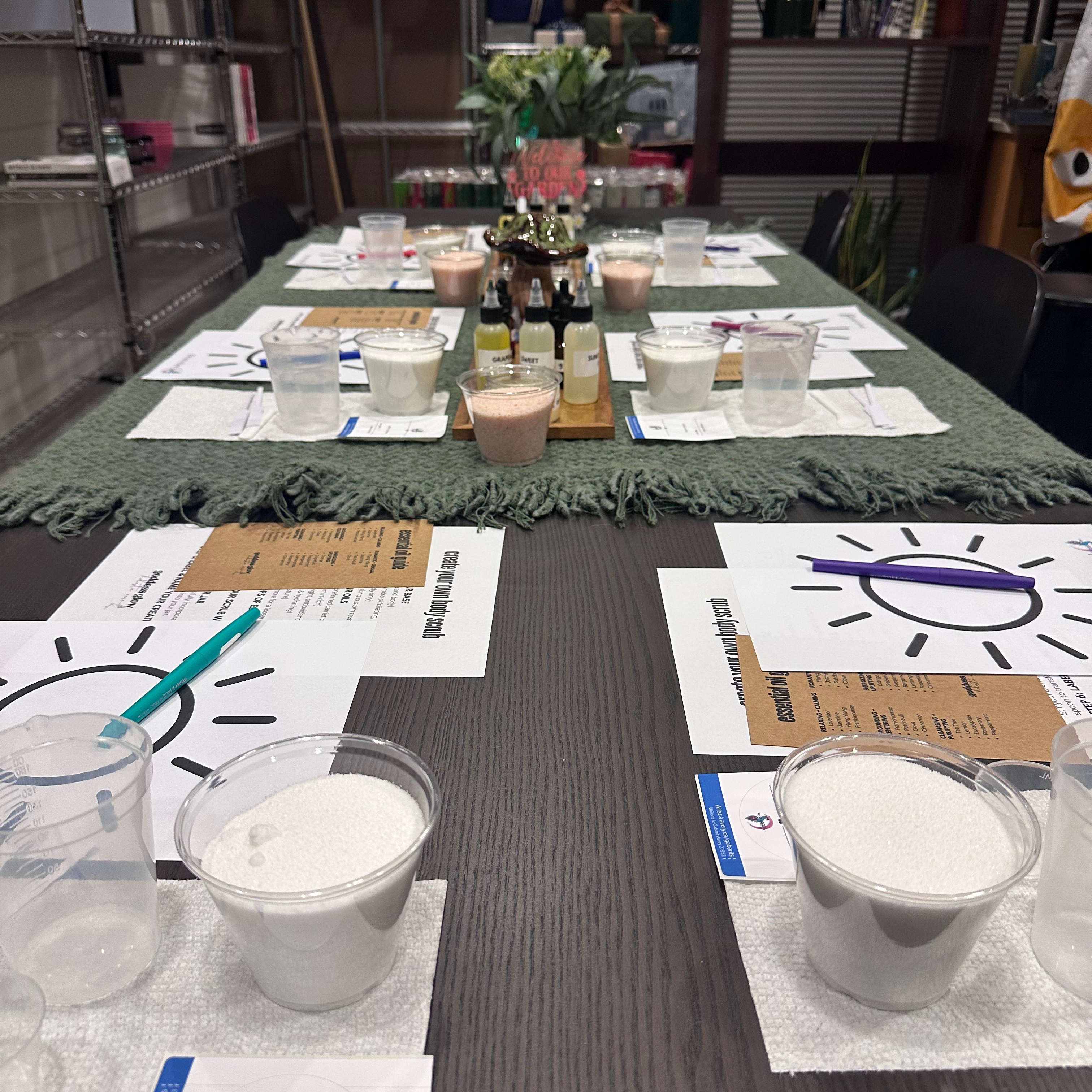 Aromatherapy Body Scrub Workshop