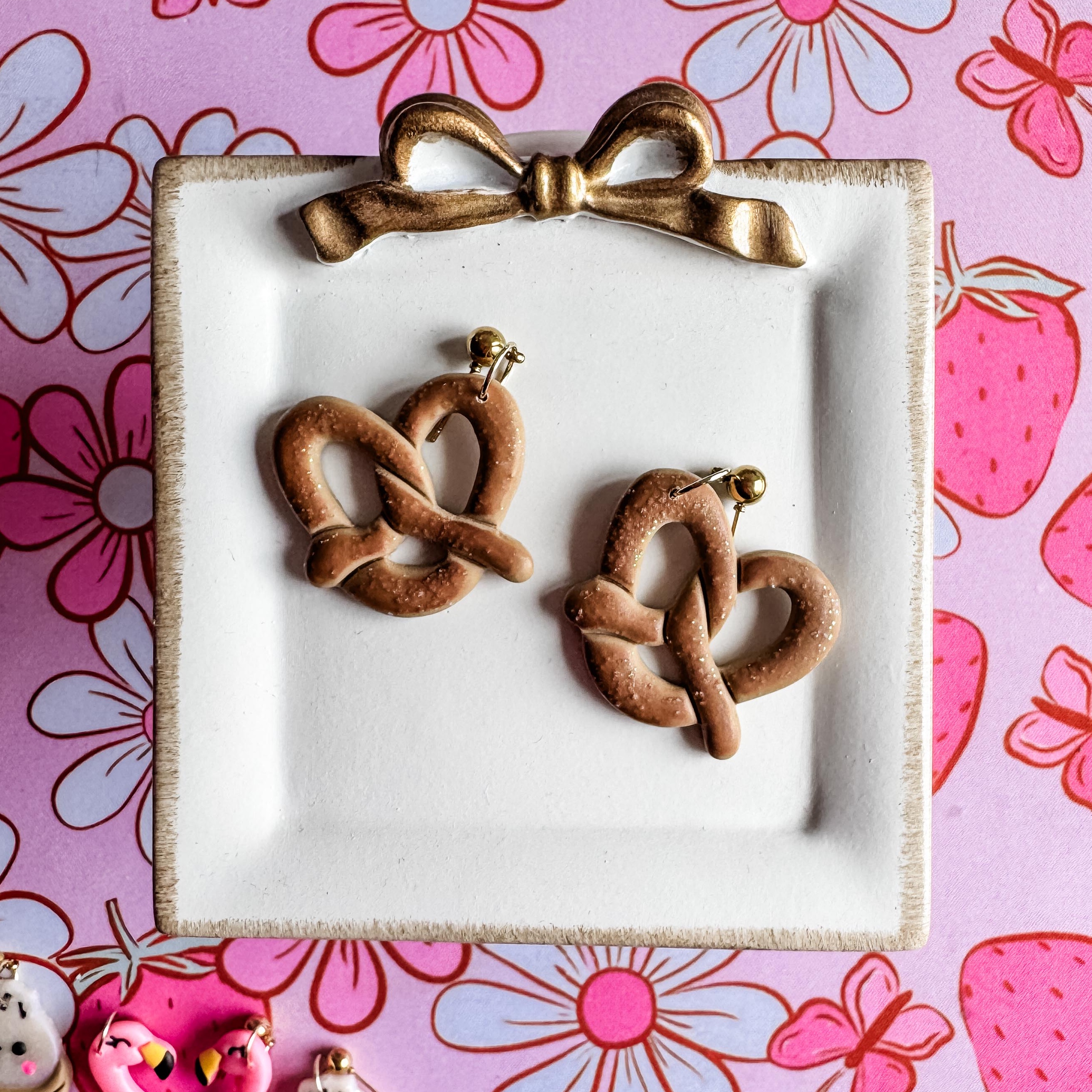 Snack-Themed Polymer Clay Earrings