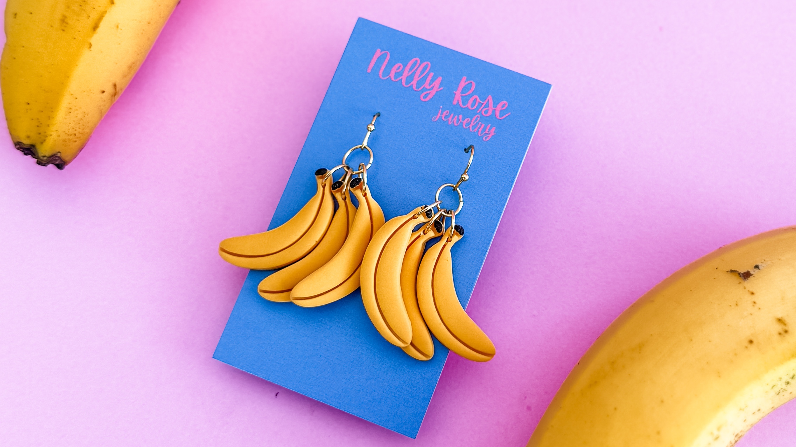 Snack-Themed Polymer Clay Earrings