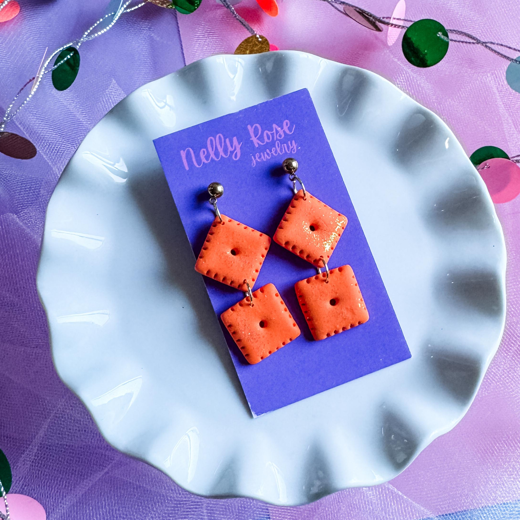 Snack-Themed Polymer Clay Earrings — photo 2